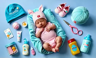 چک لیست وسایل مورد نیاز برای نوزاد دختر تازه به دنیا آمده