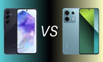 مقایسه ردمی نوت 13 پرو و سامسونگ گلکسی A55 - بازه 22 میلیون تومان
