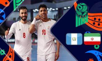 خلاصه بازی فوتسال ایران 9 - گواتمالا 4